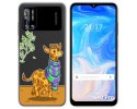 Funda Silicona Transparente para Doogee N40 Pro diseño Jirafa Dibujos