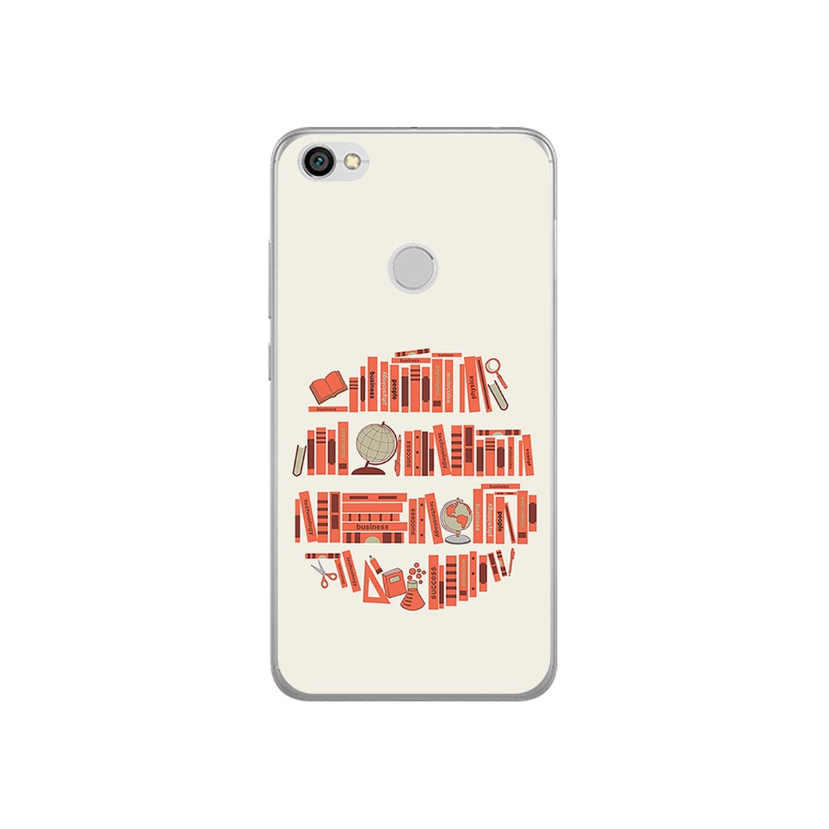 Funda Gel Tpu para Xiaomi Redmi Note 5A Pro / 5A Prime Diseño Mundo Libro Dibujos