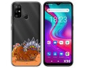 Funda Silicona Transparente para Doogee X96 / X96 Pro diseño Bufalo Dibujos
