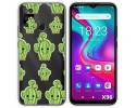 Funda Silicona Transparente para Doogee X96 / X96 Pro diseño Cactus Dibujos