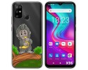 Funda Silicona Transparente para Doogee X96 / X96 Pro diseño Mono Dibujos