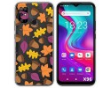 Funda Silicona Transparente para Doogee X96 / X96 Pro diseño Otoño Dibujos