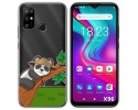 Funda Silicona Transparente para Doogee X96 / X96 Pro diseño Panda Dibujos