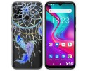 Funda Silicona Transparente para Doogee X96 / X96 Pro diseño Plumas Dibujos