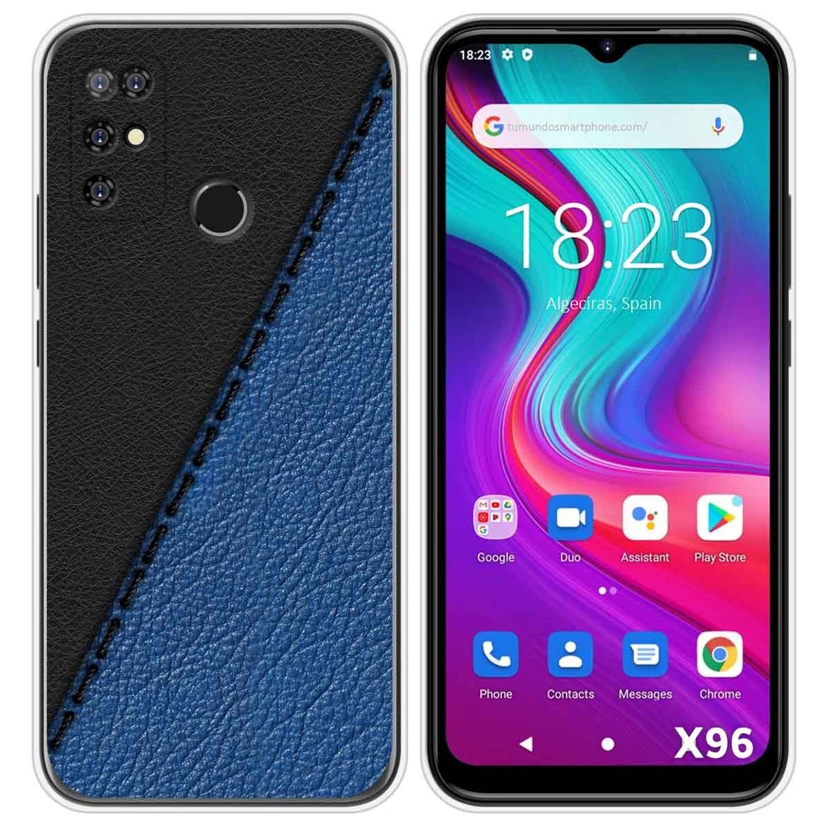 Funda Silicona para Doogee X96 / X96 Pro diseño Cuero 02 Dibujos