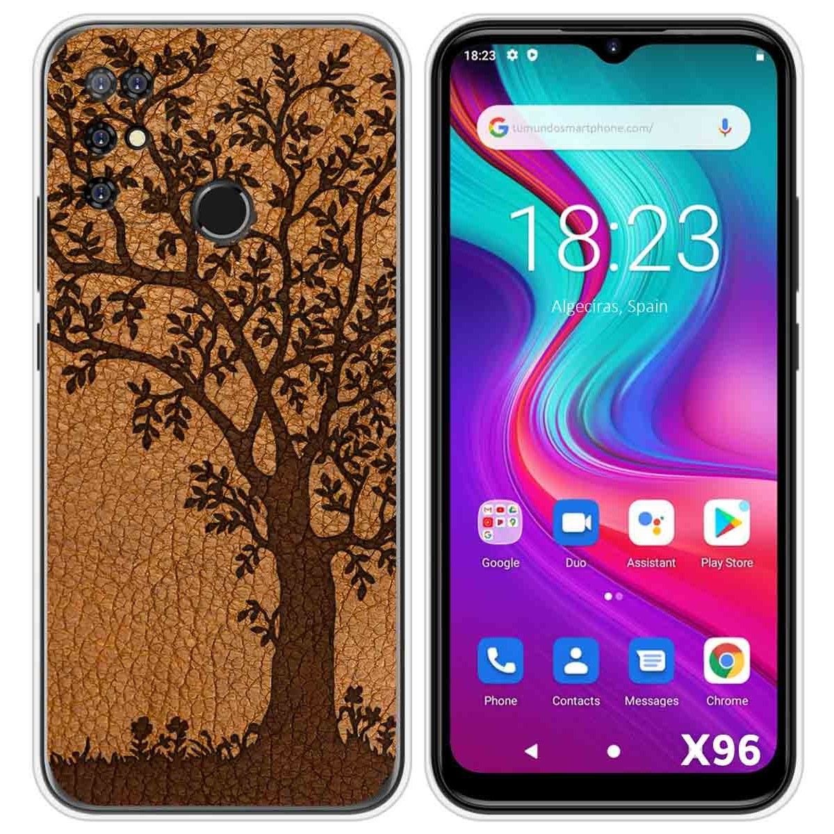 Funda Silicona para Doogee X96 / X96 Pro diseño Cuero 03 Dibujos