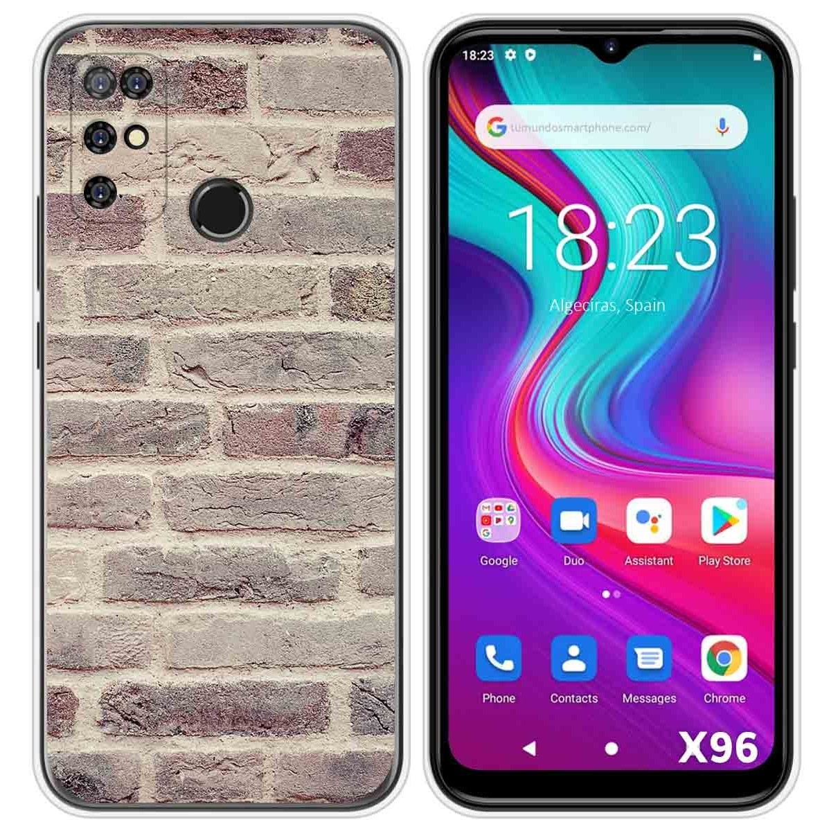 Funda Silicona para Doogee X96 / X96 Pro diseño Ladrillo 01 Dibujos