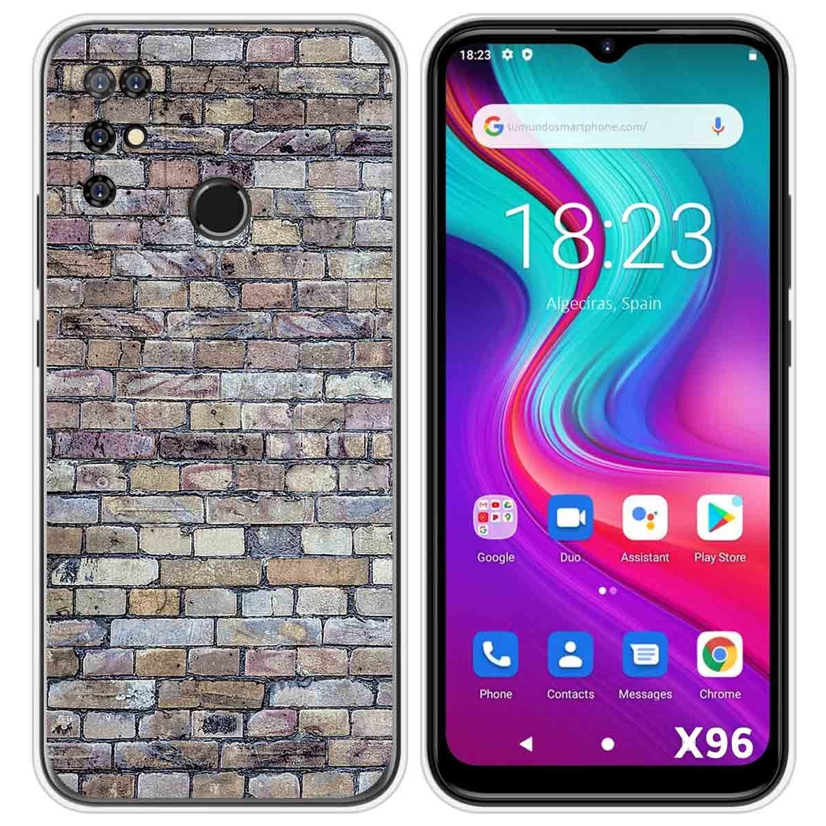 Funda Silicona para Doogee X96 / X96 Pro diseño Ladrillo 02 Dibujos