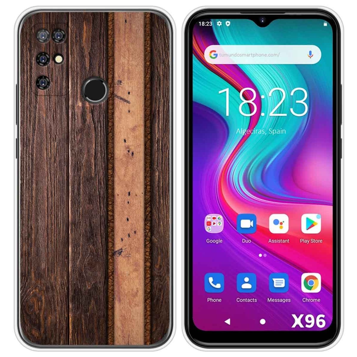 Funda Silicona para Doogee X96 / X96 Pro diseño Madera 05 Dibujos