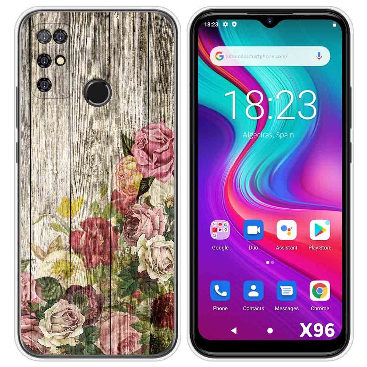Funda Silicona para Doogee X96 / X96 Pro diseño Madera 08 Dibujos