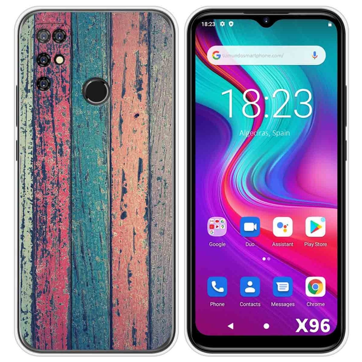 Funda Silicona para Doogee X96 / X96 Pro diseño Madera 10 Dibujos