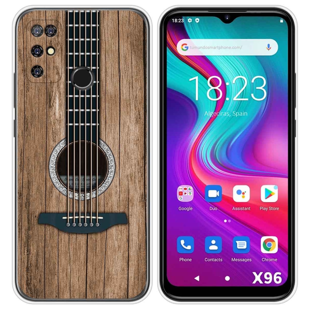 Funda Silicona para Doogee X96 / X96 Pro diseño Madera 11 Dibujos