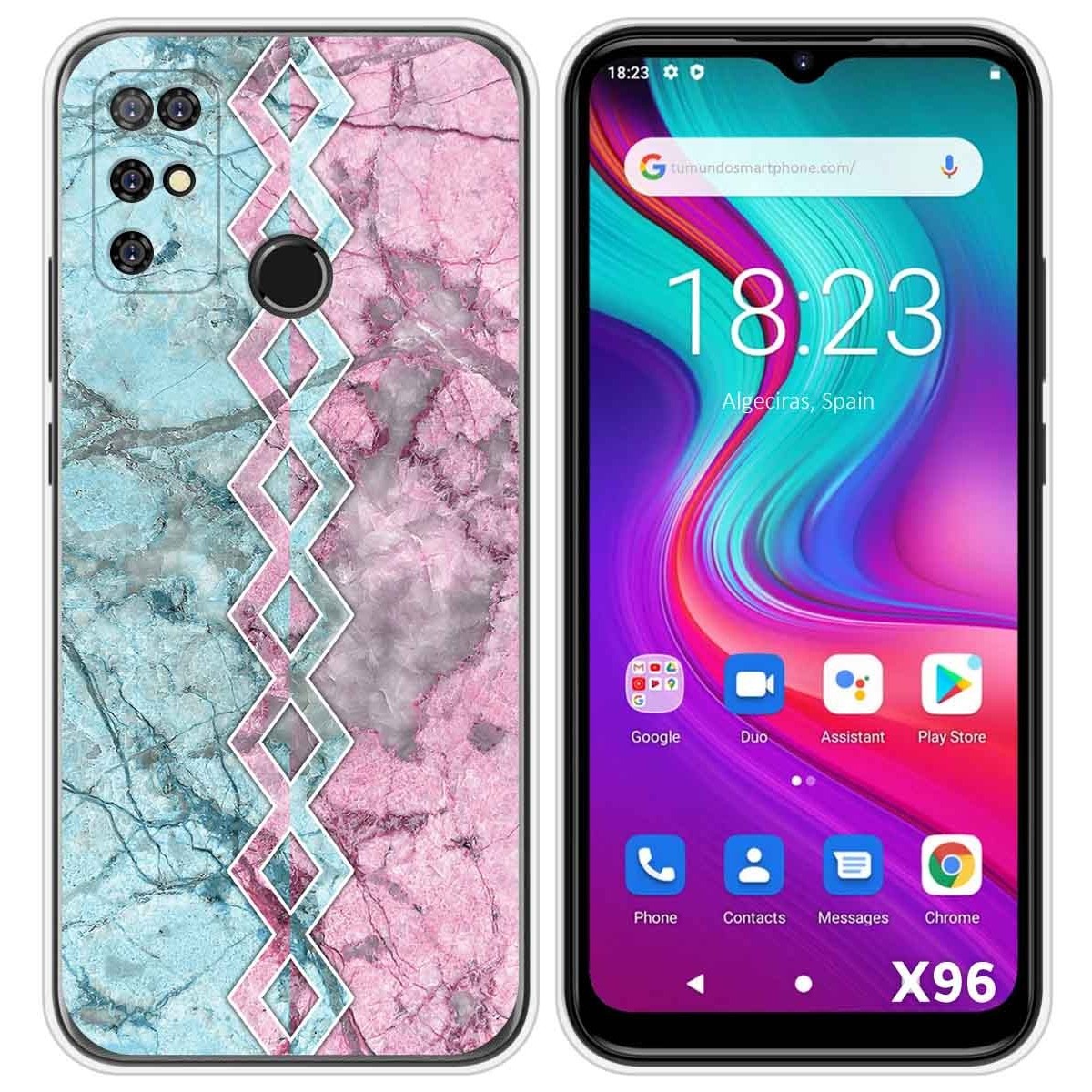 Funda Silicona para Doogee X96 / X96 Pro diseño Mármol 08 Dibujos