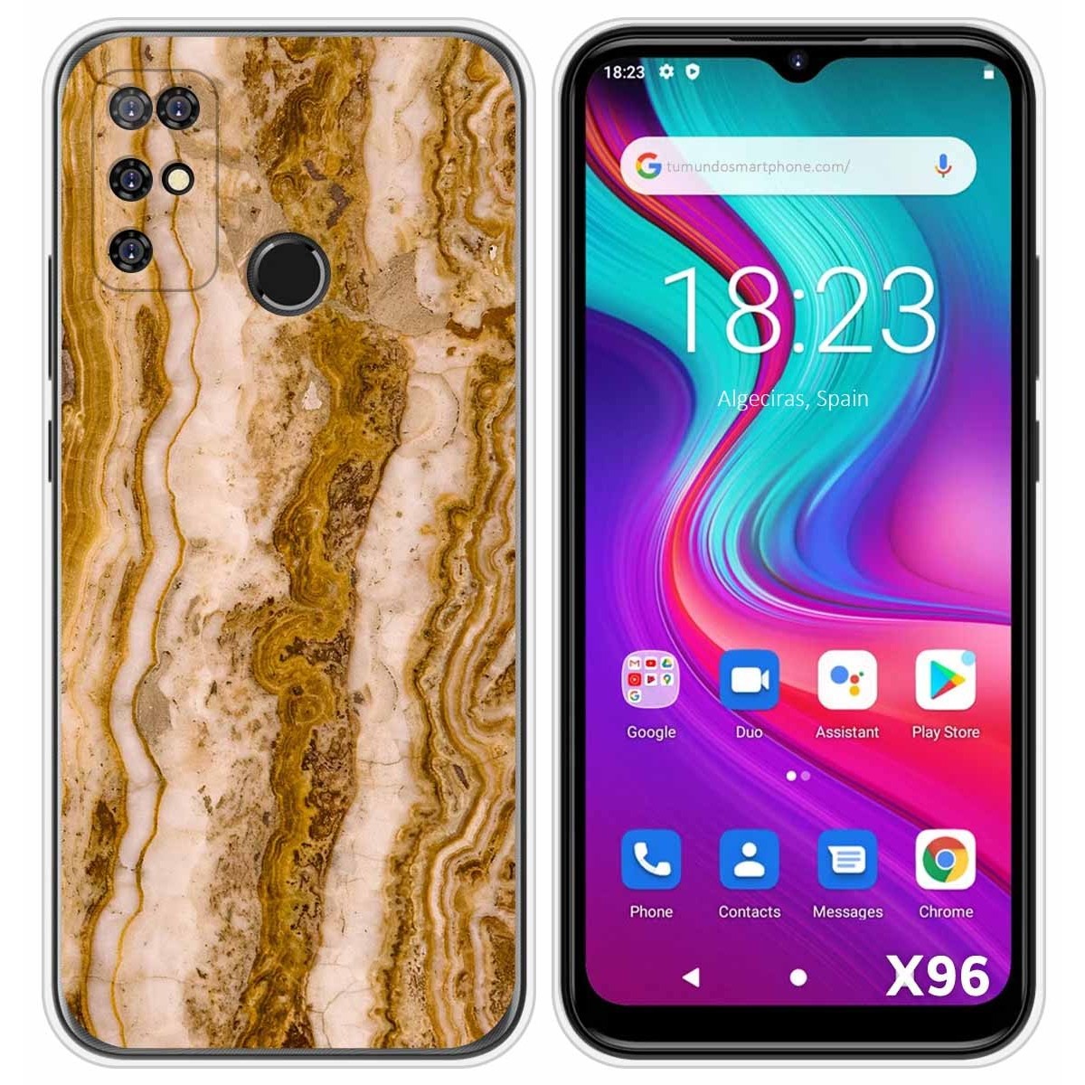 Funda Silicona para Doogee X96 / X96 Pro diseño Mármol 10 Dibujos