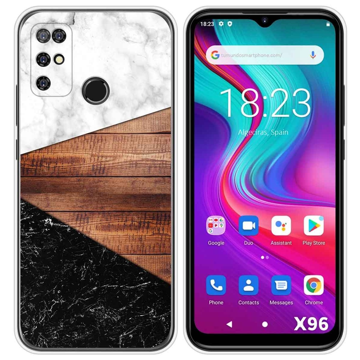 Funda Silicona para Doogee X96 / X96 Pro diseño Mármol 11 Dibujos