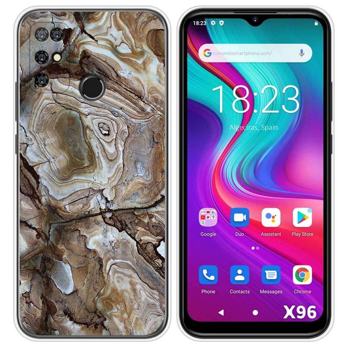 Funda Silicona para Doogee X96 / X96 Pro diseño Mármol 14 Dibujos