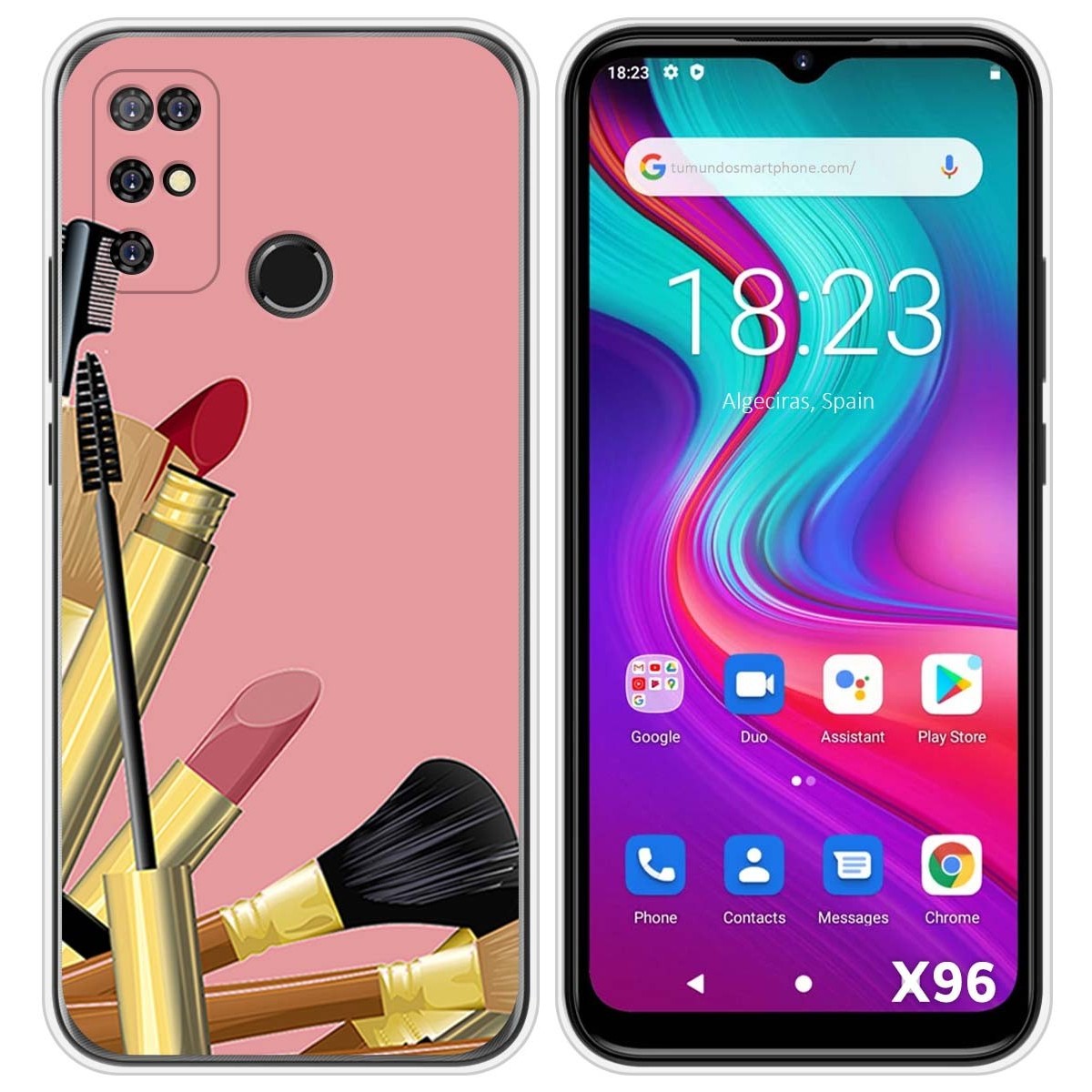 Funda Silicona para Doogee X96 / X96 Pro diseño Brochas Dibujos