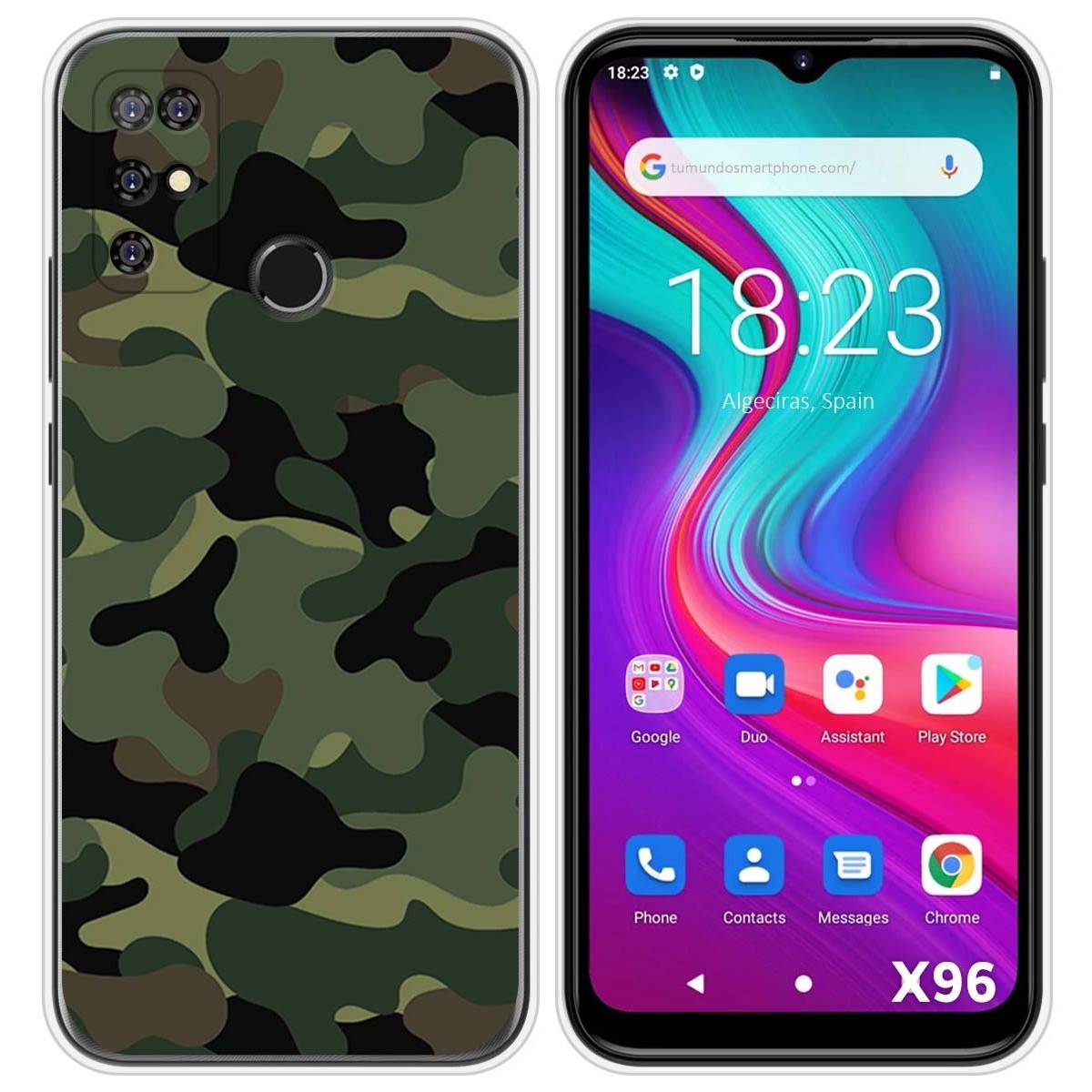 Funda Silicona para Doogee X96 / X96 Pro diseño Camuflaje Dibujos