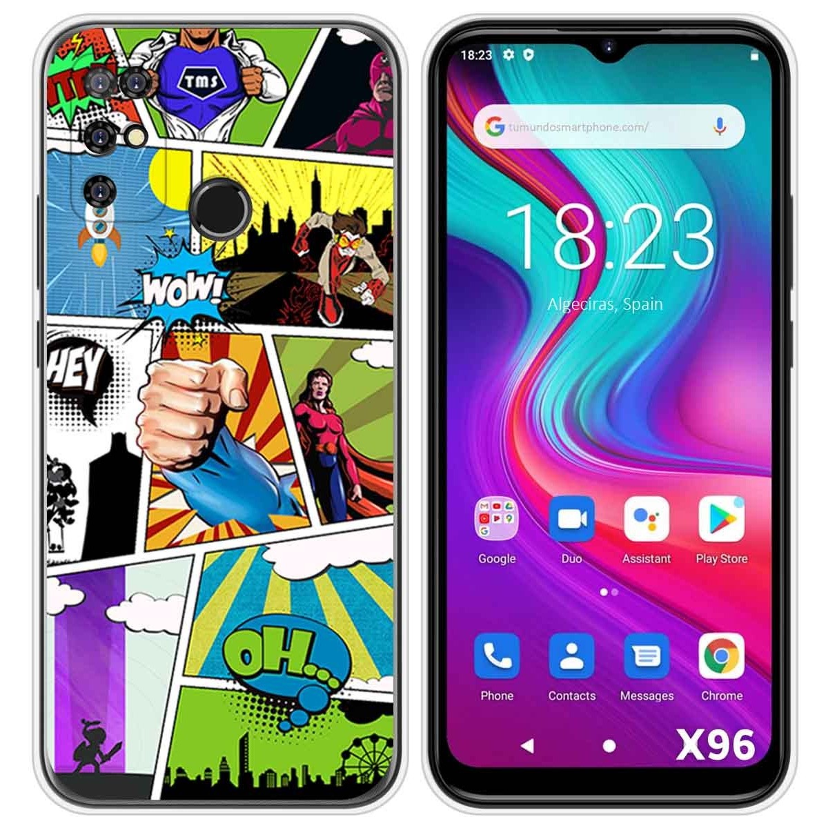 Funda Silicona para Doogee X96 / X96 Pro diseño Comic Dibujos