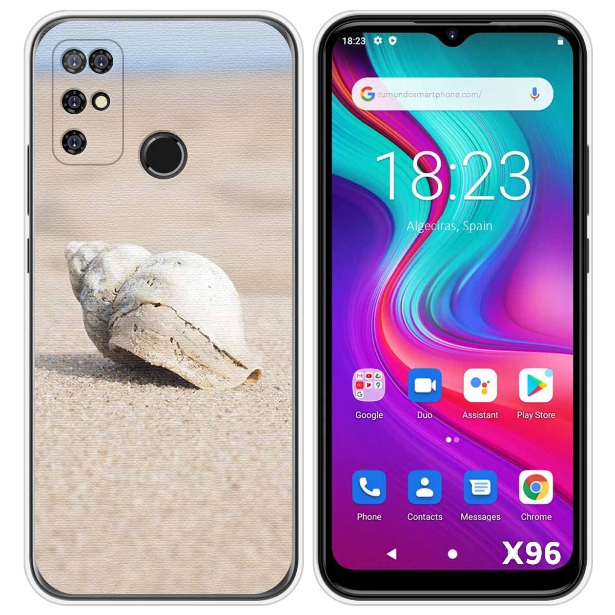 Funda Silicona para Doogee X96 / X96 Pro diseño Concha Dibujos