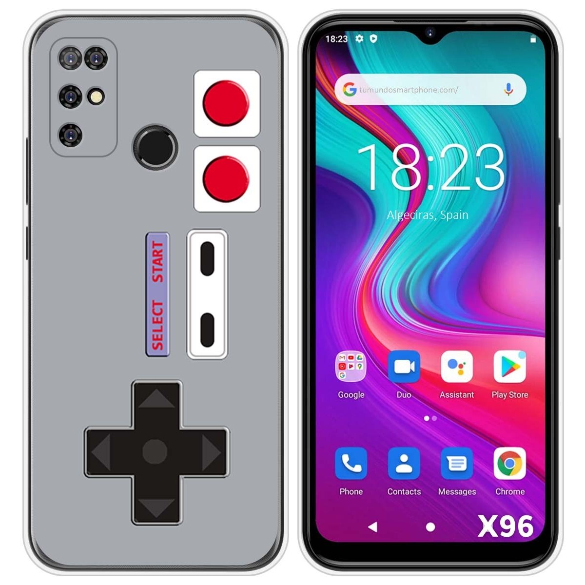 Funda Silicona para Doogee X96 / X96 Pro diseño Consola Dibujos
