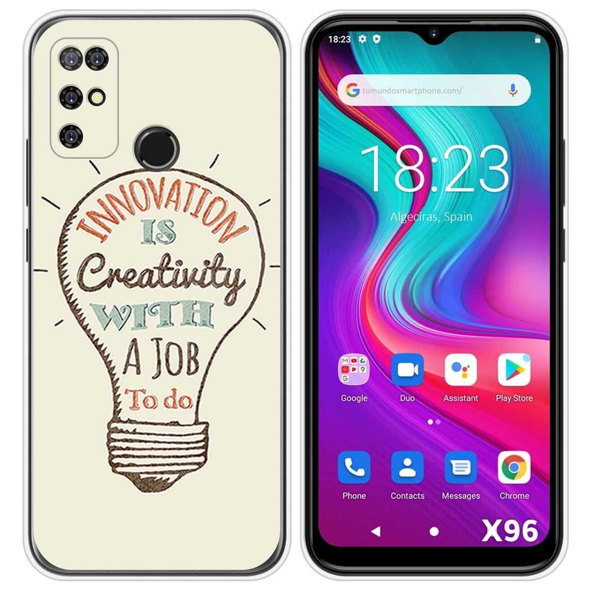 Funda Silicona para Doogee X96 / X96 Pro diseño Creativity Dibujos