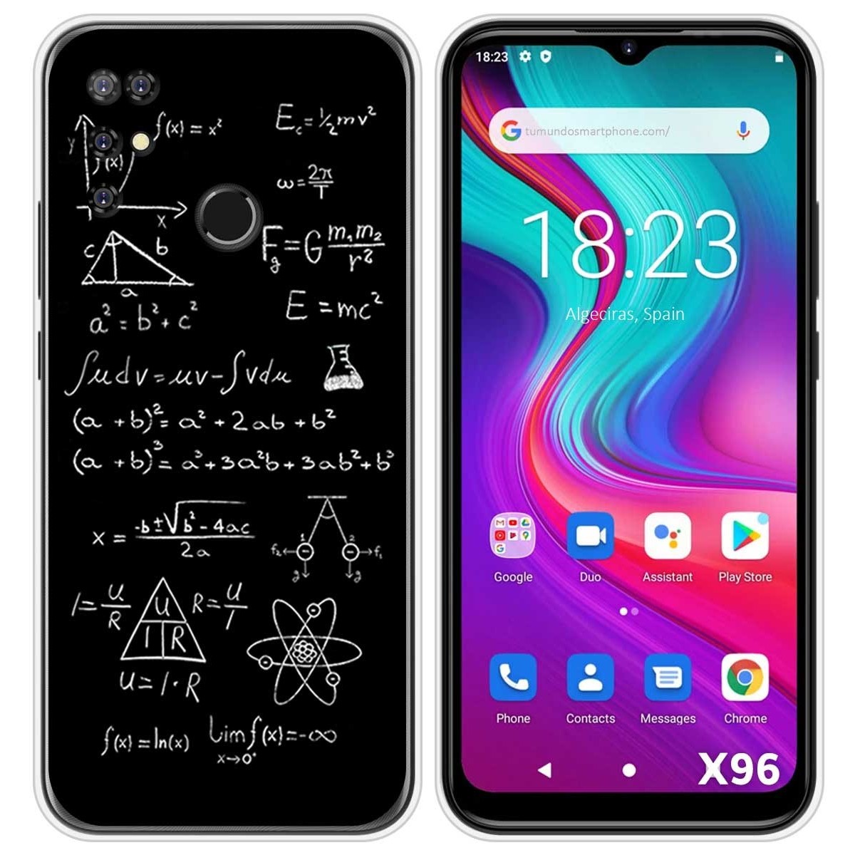 Funda Silicona para Doogee X96 / X96 Pro diseño Formulas Dibujos