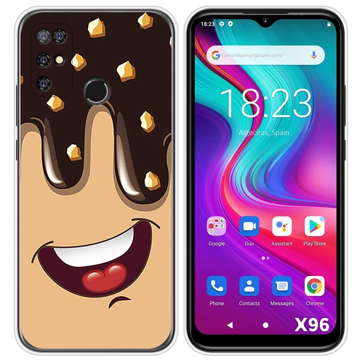 Funda Silicona para Doogee X96 / X96 Pro diseño Helado Chocolate Dibujos