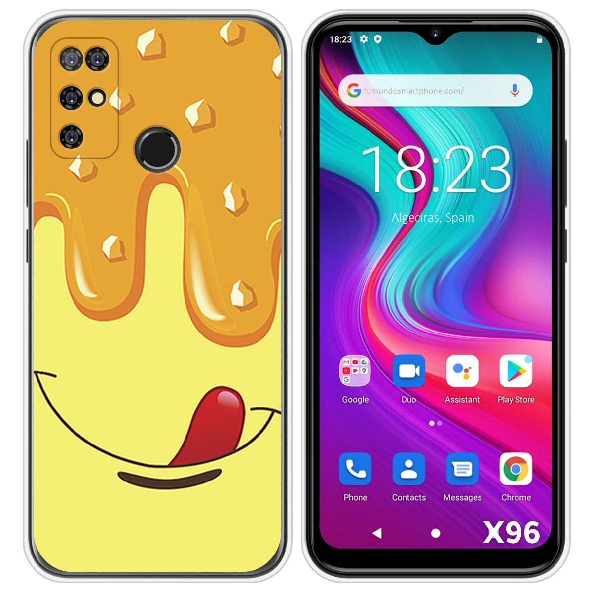 Funda Silicona para Doogee X96 / X96 Pro diseño Helado Vainilla Dibujos