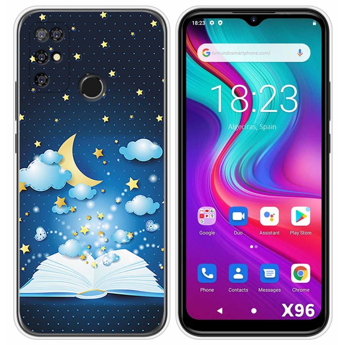 Funda Silicona para Doogee X96 / X96 Pro diseño Libro Cuentos Dibujos