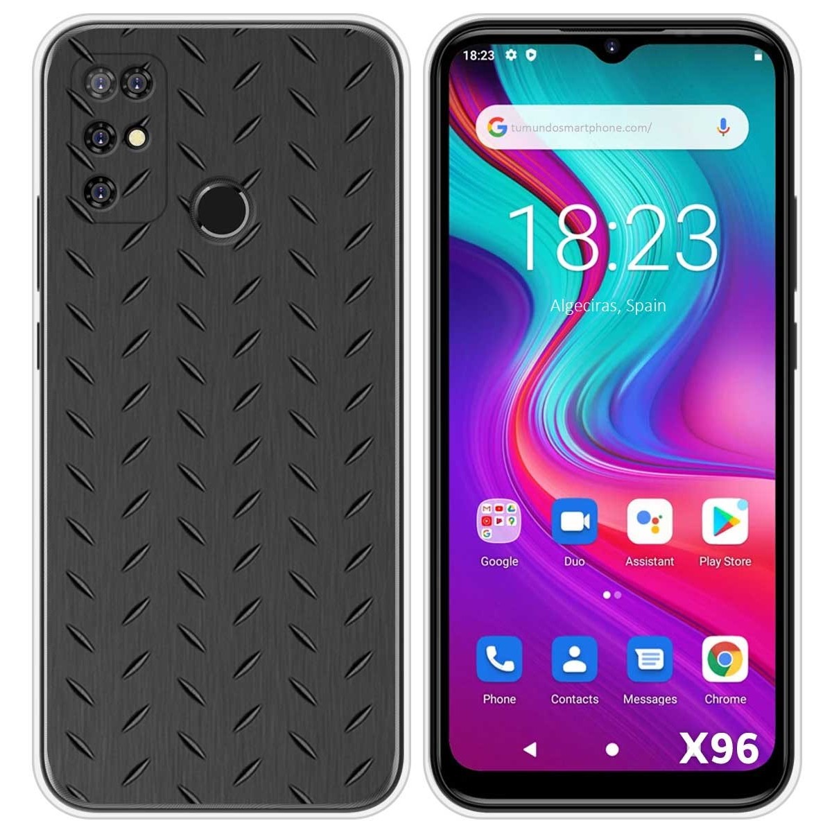 Funda Silicona para Doogee X96 / X96 Pro diseño Metal Dibujos
