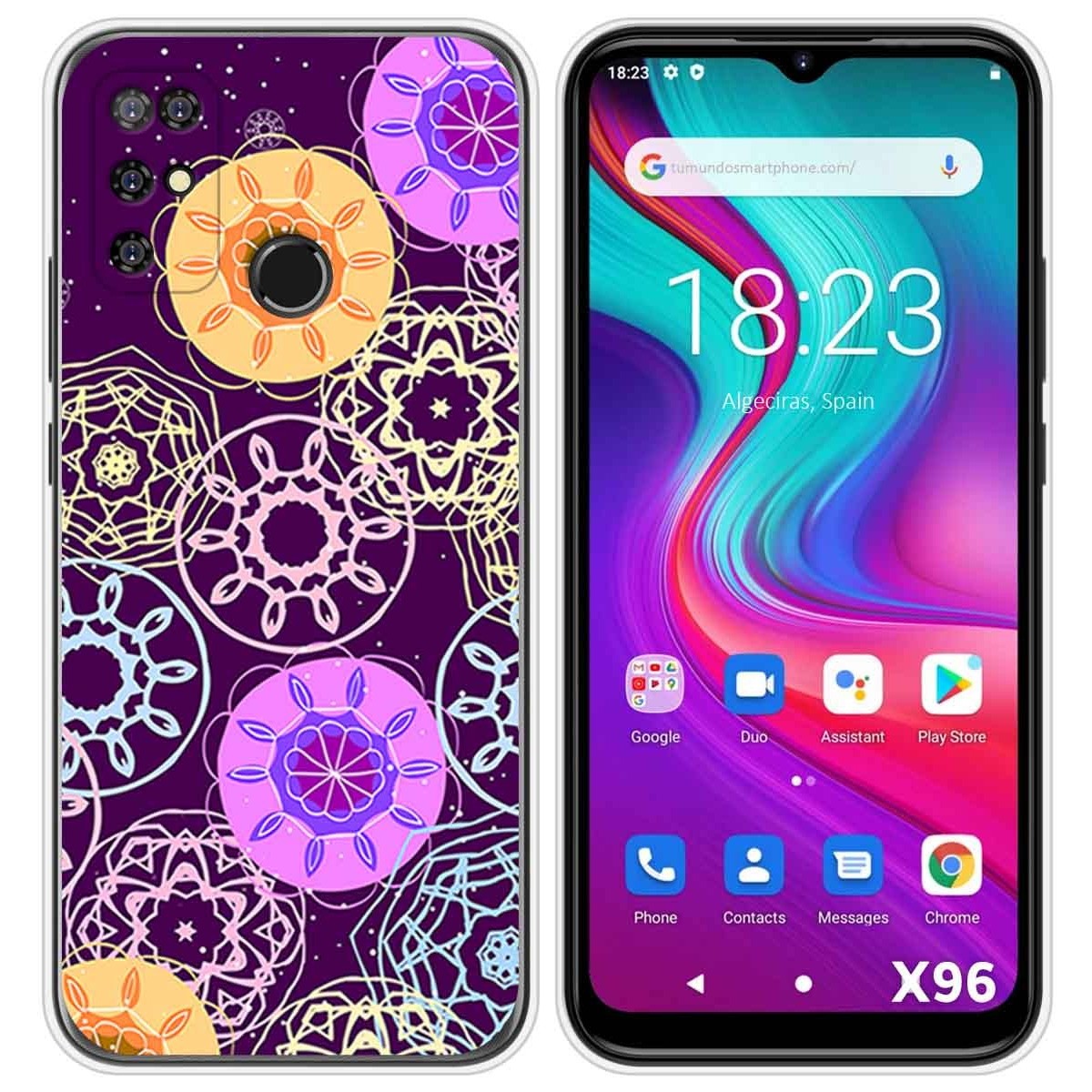 Funda Silicona para Doogee X96 / X96 Pro diseño Radial Dibujos