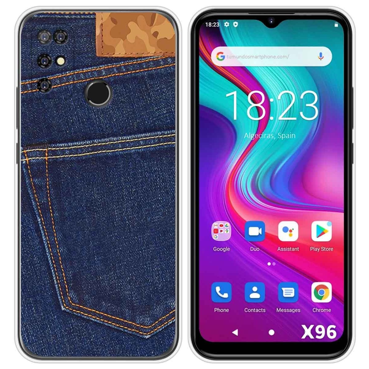 Funda Silicona para Doogee X96 / X96 Pro diseño Vaquero Dibujos