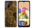 Funda Silicona Transparente para Oukitel C25 diseño Hojas Dibujos