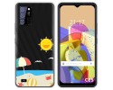 Funda Silicona Transparente para Oukitel C25 diseño Playa Dibujos