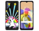 Funda Silicona Transparente para Oukitel C25 diseño Unicornio Dibujos