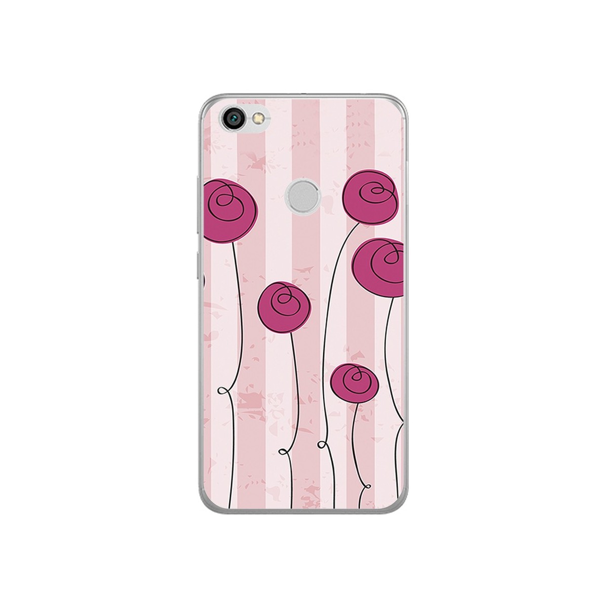 Funda Gel Tpu para Xiaomi Redmi Note 5A Pro / 5A Prime Diseño Flores Vintage Dibujos