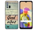 Funda Silicona para Oukitel C25 diseño Madera 01 Dibujos