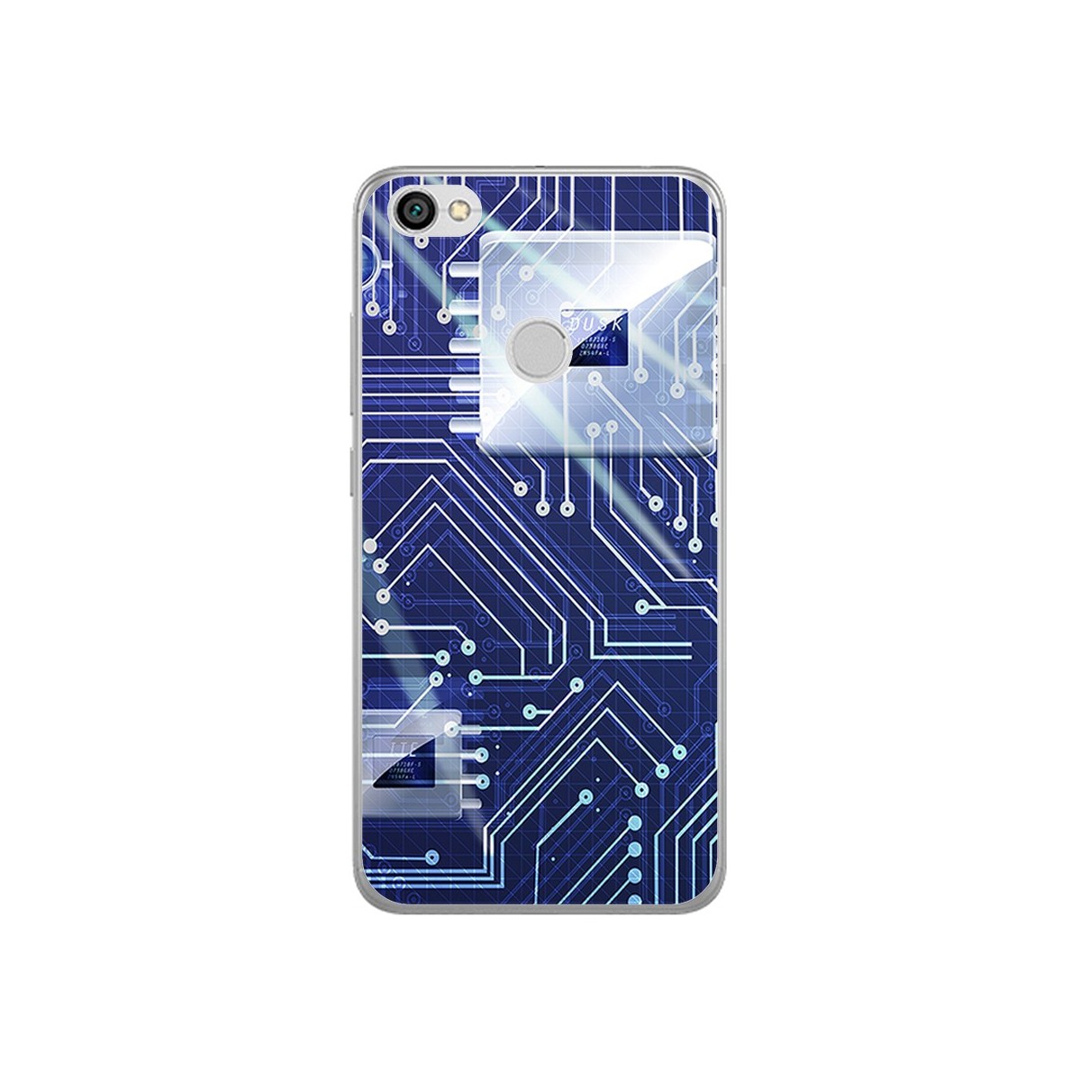 Funda Gel Tpu para Xiaomi Redmi Note 5A Pro / 5A Prime Diseño Circuito Dibujos