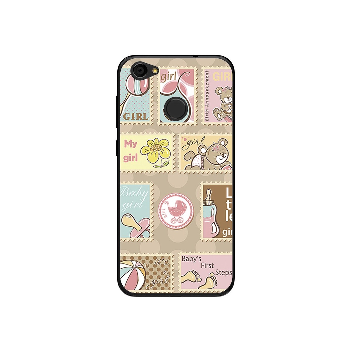 Funda Gel Tpu para Zte Blade A6 Diseño Sellos Dibujos