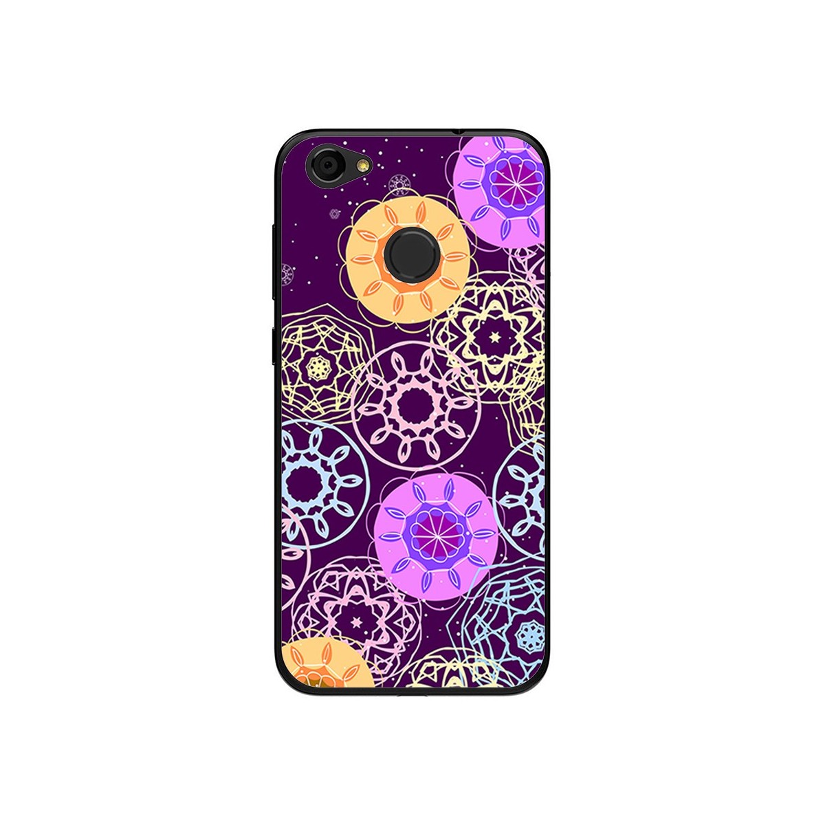 Funda Gel Tpu para Zte Blade A6 Diseño Radial Dibujos