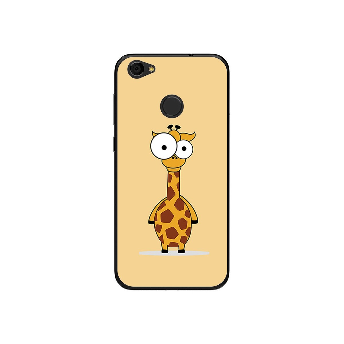 Funda Gel Tpu para Zte Blade A6 Diseño Jirafa Dibujos
