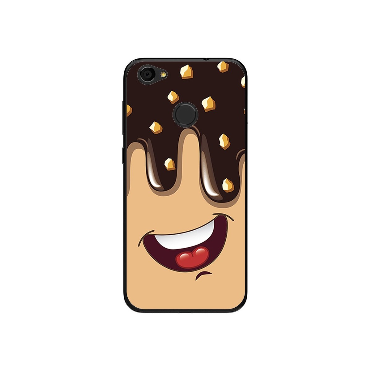 Funda Gel Tpu para Zte Blade A6 Diseño Helado Chocolate Dibujos