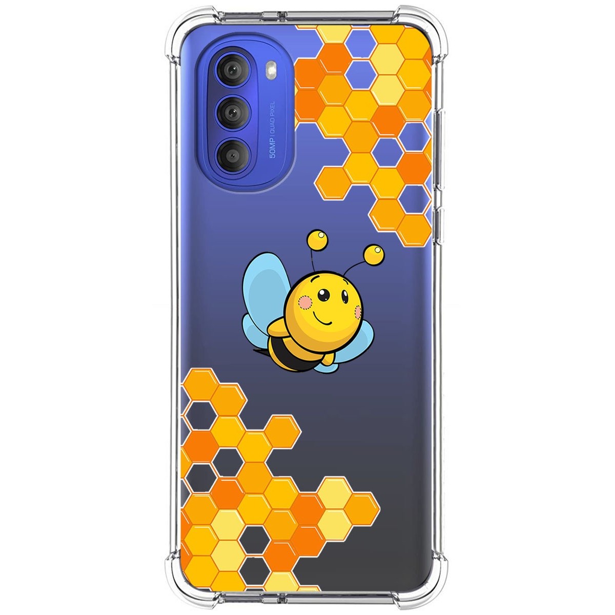 Funda Silicona Antigolpes para Motorola Moto G51 5G diseño Abeja Dibujos