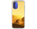 Funda Silicona Antigolpes para Motorola Moto G51 5G diseño Ciclista Dibujos