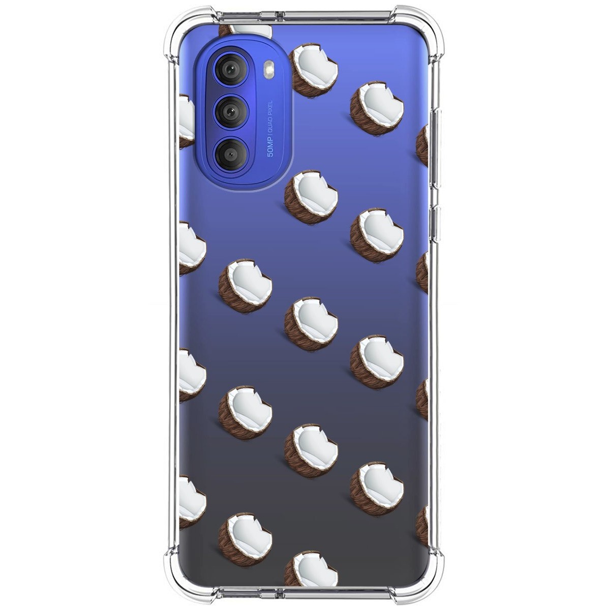 Funda Silicona Antigolpes para Motorola Moto G51 5G diseño Cocos Dibujos