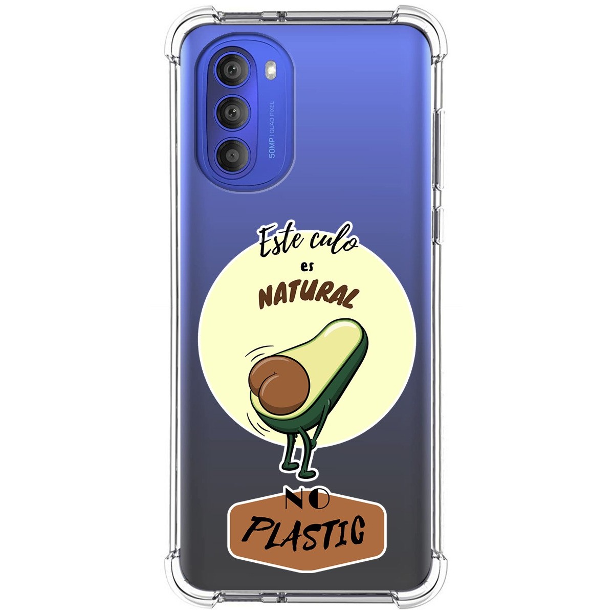 Funda Silicona Antigolpes para Motorola Moto G51 5G diseño Culo Natural Dibujos