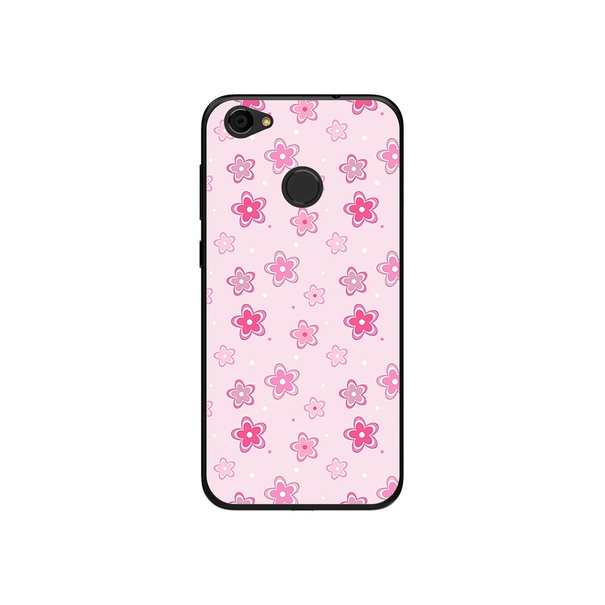 Funda Gel Tpu para Zte Blade A6 Diseño Flores Dibujos