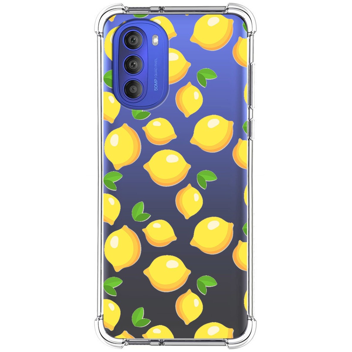 Funda Silicona Antigolpes para Motorola Moto G51 5G diseño Limones Dibujos