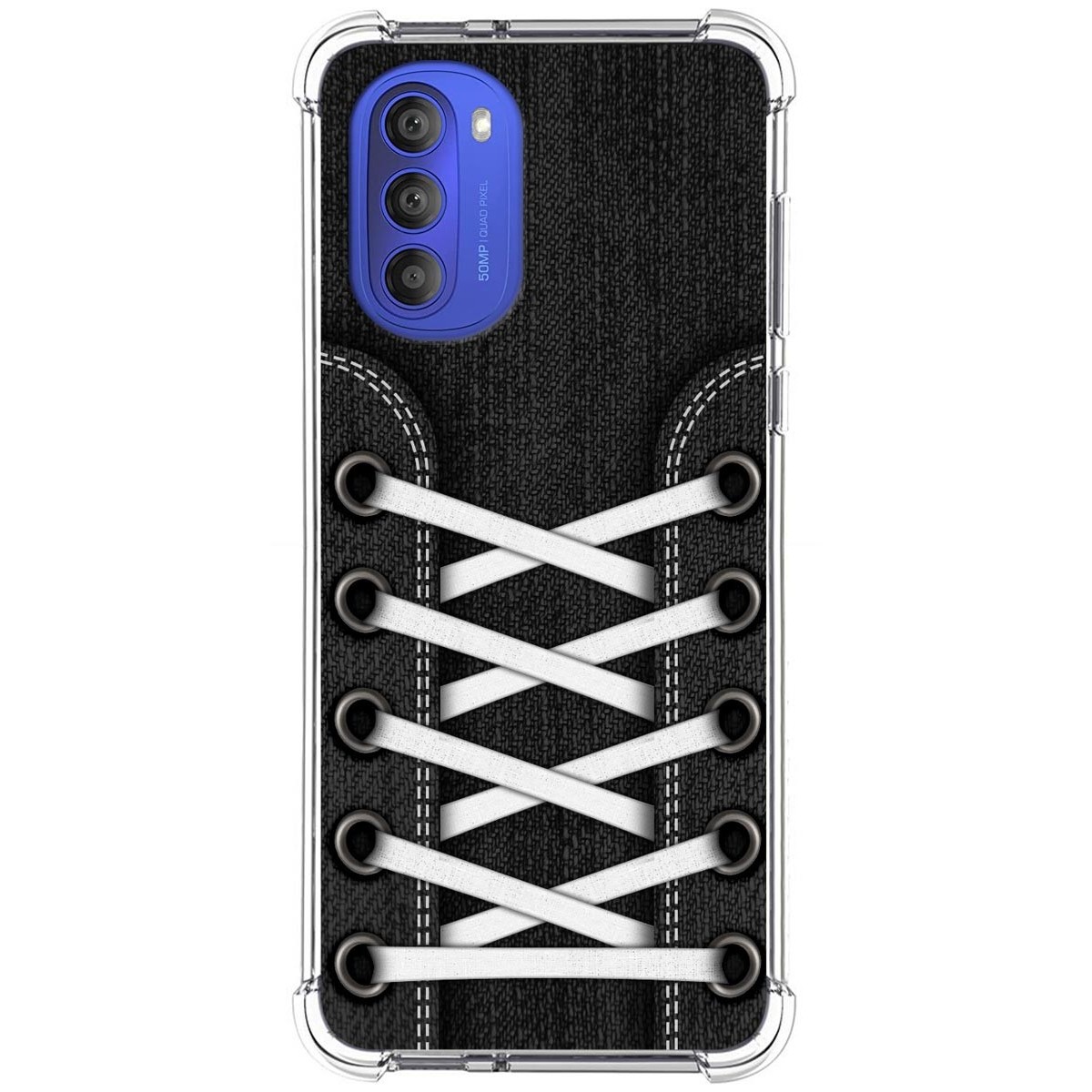 Funda Silicona Antigolpes para Motorola Moto G51 5G diseño Zapatillas 02 Dibujos